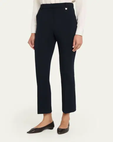 Max Mara Stretch Wool Cigarette Trousers | Thumbnail 4 Max Mara Stretch Wool Cigarette Trousers | Thumbnail 4
