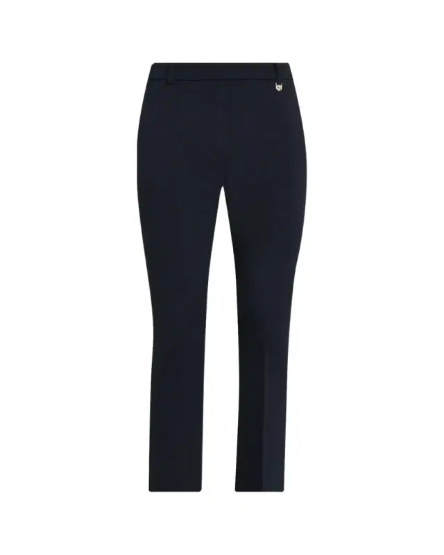 Stretch Wool Cigarette Trousers