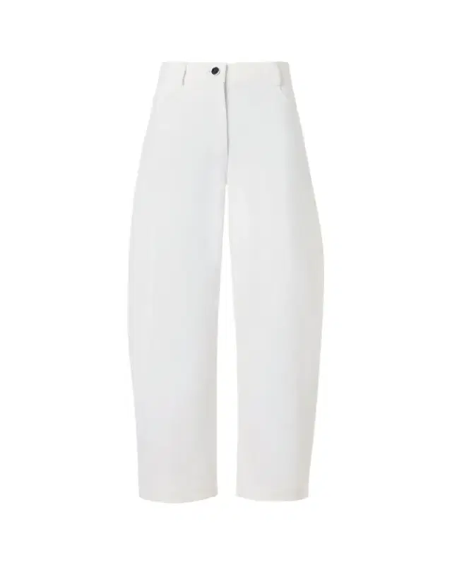 High-Rise Barrel-Leg Ankle Pants