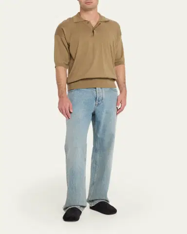 THE ROW Men's Hudson Suede Mules | Thumbnail 3