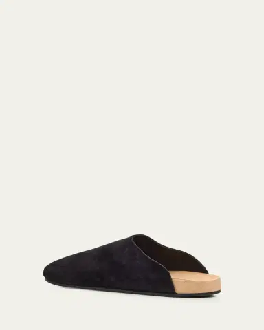 THE ROW Men's Hudson Suede Mules | Thumbnail 4