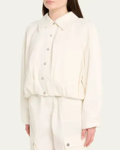 3.1 Phillip Lim Blouson Snap-Front Jacket | Thumbnail 4 3.1 Phillip Lim Blouson Snap-Front Jacket | Thumbnail 4