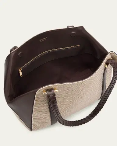 Ferragamo Scarf Medium Canvas Tote Bag | Thumbnail 3