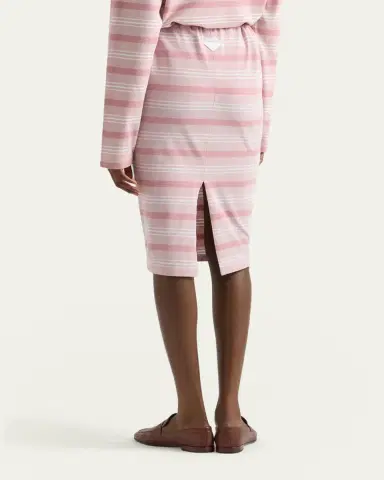 Prada Striped Jersey Pencil Skirt | Thumbnail 3