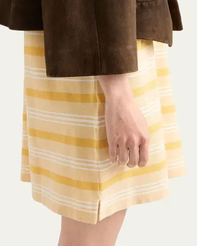 Prada Striped Cotton Jersey Mini Polo Dress | Thumbnail 5 Prada Striped Cotton Jersey Mini Polo Dress | Thumbnail 5