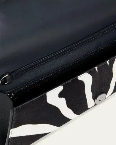 Akris Small Zebra-Print Calf Hair Clutch Bag | Thumbnail 3 Akris Small Zebra-Print Calf Hair Clutch Bag | Thumbnail 3