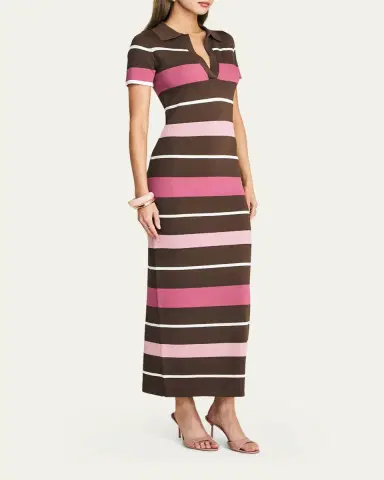 SEROYA Sam Striped Knit Maxi Dress | Thumbnail 2 SEROYA Sam Striped Knit Maxi Dress | Thumbnail 2