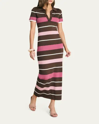 SEROYA Sam Striped Knit Maxi Dress | Thumbnail 4 SEROYA Sam Striped Knit Maxi Dress | Thumbnail 4