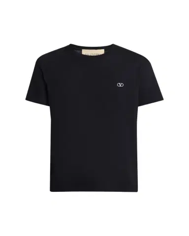 Valentino Garavani Men's VLogo Signature Cotton Short-Sleeve T-Shirt | Thumbnail 1 Valentino Garavani Men's VLogo Signature Cotton Short-Sleeve T-Shirt | Thumbnail 1