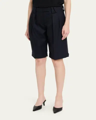 Versace Knee-Length Suiting Shorts | Thumbnail 4 Versace Knee-Length Suiting Shorts | Thumbnail 4