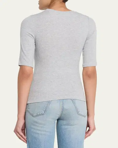 Jamie Haller The Rib Elbow Crewneck T-Shirt | Thumbnail 3 Jamie Haller The Rib Elbow Crewneck T-Shirt | Thumbnail 3