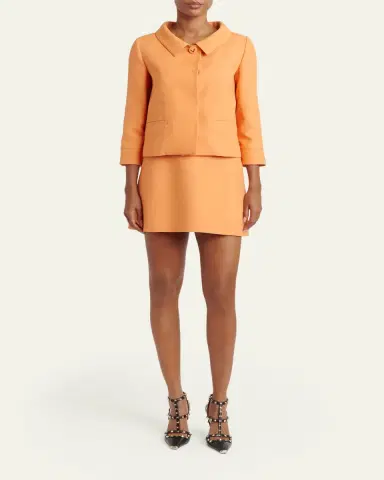 Valentino Garavani Virgin Wool Mini Skirt | Thumbnail 2 Valentino Garavani Virgin Wool Mini Skirt | Thumbnail 2
