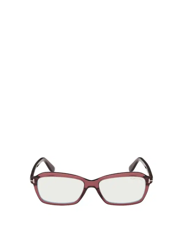 TOM FORD 54MM Blue Block Rectangular Eyeglasses