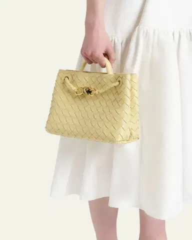 Bottega Veneta Andiamo Small Leather Top-Handle Bag | Thumbnail 10