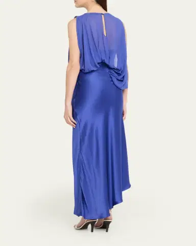 Christopher Esber Cumulus Draped Sleeveless Midi Dress | Thumbnail 3