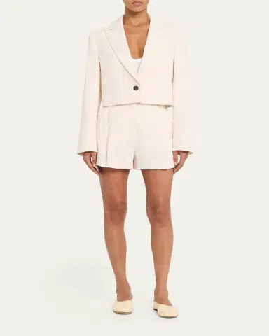 A.L.C. Winston Linen-Blend Shorts | Thumbnail 2 A.L.C. Winston Linen-Blend Shorts | Thumbnail 2