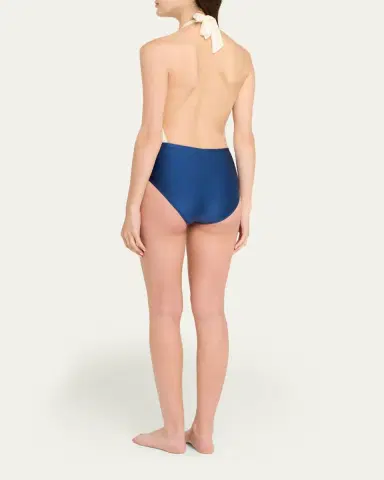 VERANDAH Colorblock Plunge One-Piece Swimsuit | Thumbnail 3 VERANDAH Colorblock Plunge One-Piece Swimsuit | Thumbnail 3