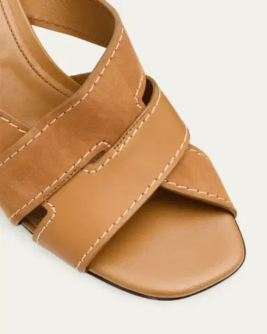 Tod's 55mm Mixed Leather Block-Heel Sandals | Thumbnail 5 Tod's 55mm Mixed Leather Block-Heel Sandals | Thumbnail 5