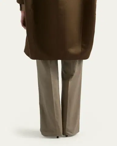 Prada Pleated Cotton Twill Straight-Leg Trousers | Thumbnail 3 Prada Pleated Cotton Twill Straight-Leg Trousers | Thumbnail 3