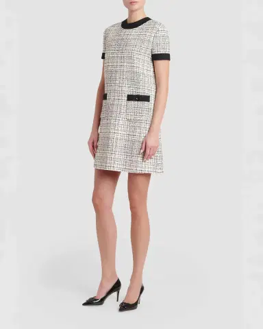 Valentino Garavani Tweed Mini Dress | Thumbnail 3