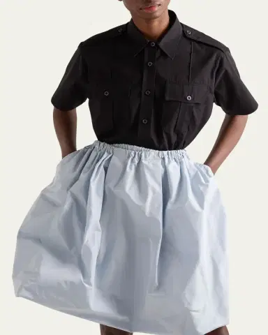 Prada Silk Taffeta Balloon Skirt | Thumbnail 4 Prada Silk Taffeta Balloon Skirt | Thumbnail 4