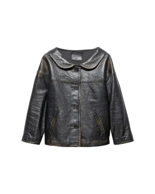 Nappa Leather Single-Breasted Jacket