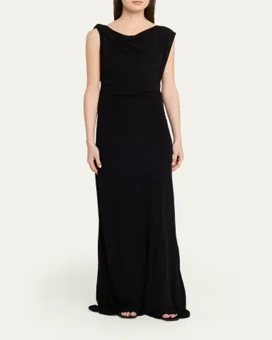 Christopher Esber Tortoiseshell Chain Jersey Maxi Dress | Thumbnail 4