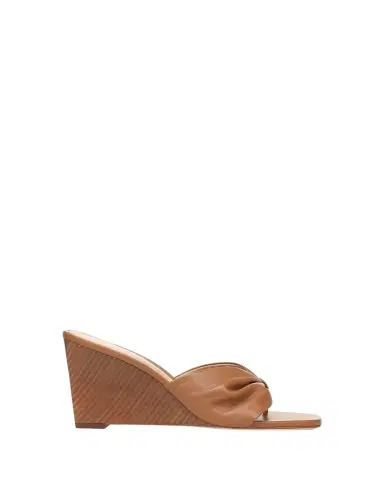 Veronica Beard 85mm Tullia Leather Wedge Sandals | Thumbnail 1 Veronica Beard 85mm Tullia Leather Wedge Sandals | Thumbnail 1