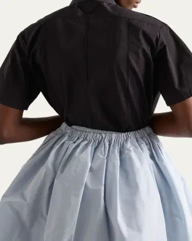 Prada Short-Sleeve Cotton Utility Shirt | Thumbnail 4