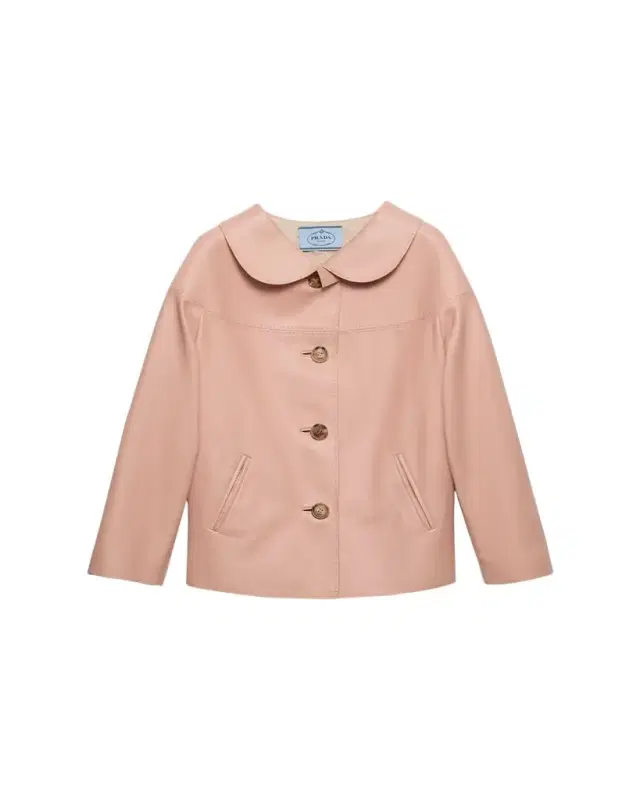 Nappa Leather Single-Breasted Jacket