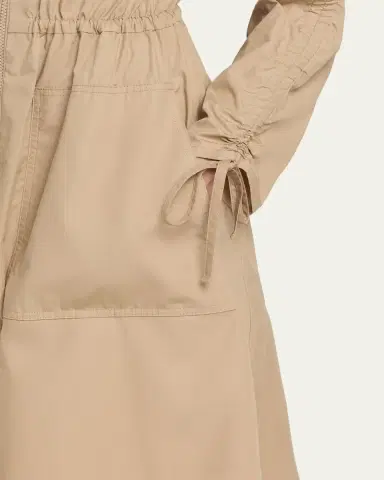 Moncler Cotton Poplin Shirtdress | Thumbnail 5 Moncler Cotton Poplin Shirtdress | Thumbnail 5