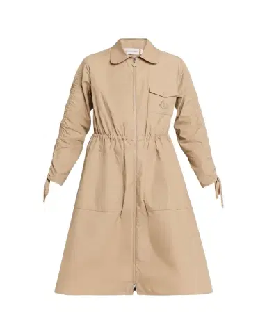 Moncler Cotton Poplin Shirtdress | Thumbnail 1 Moncler Cotton Poplin Shirtdress | Thumbnail 1