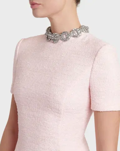 Valentino Garavani Embellished Gancini Minidress | Thumbnail 4 Valentino Garavani Embellished Gancini Minidress | Thumbnail 4