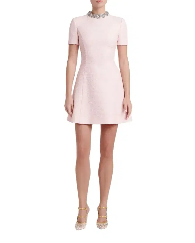 Valentino Garavani Embellished Gancini Minidress