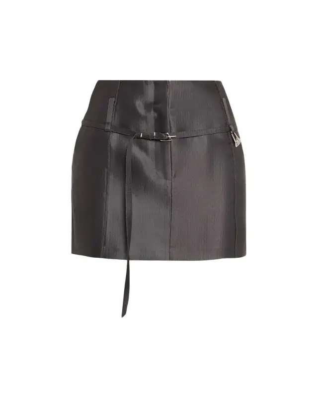 GRACE LING Relics Belted Mini Skirt