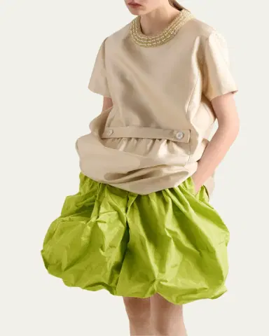 Prada Silk Taffeta Balloon Skirt | Thumbnail 4 Prada Silk Taffeta Balloon Skirt | Thumbnail 4