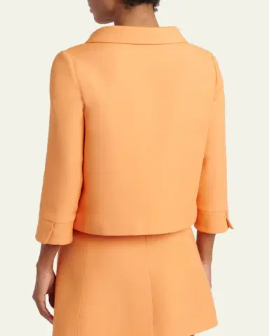 Valentino Garavani Wool Crop Jacket | Thumbnail 3 Valentino Garavani Wool Crop Jacket | Thumbnail 3
