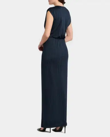 Giorgio Armani Diamond Pleat Sleeveless Maxi Dress | Thumbnail 3 Giorgio Armani Diamond Pleat Sleeveless Maxi Dress | Thumbnail 3