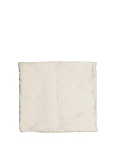 Brunello Cucinelli Men's Tonal Medallion Jacquard Silk Pocket Square | Thumbnail 1