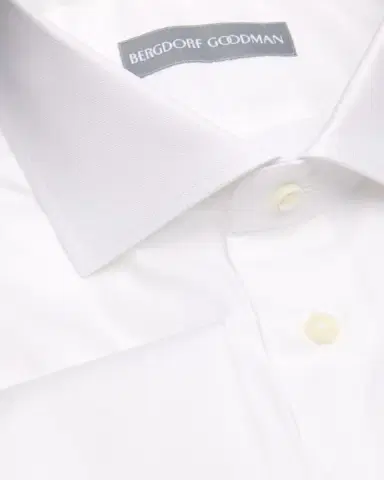 Bergdorf Goodman Men's Cotton Twill French-Cuff Dress Shirt | Thumbnail 2