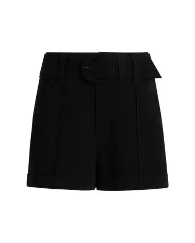 Cinq à Sept Aldi Belted High-Rise Stitched Shorts | Thumbnail 1