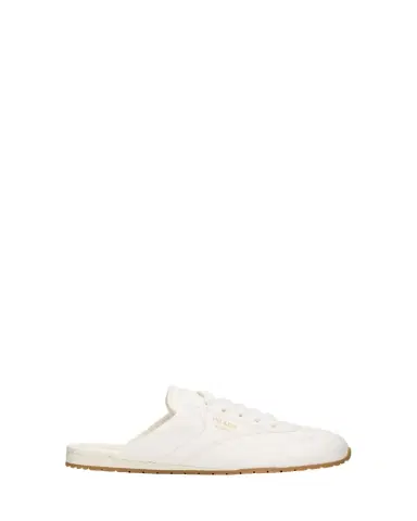 Prada Spark Leather Sneaker Mules | Thumbnail 1 Prada Spark Leather Sneaker Mules | Thumbnail 1
