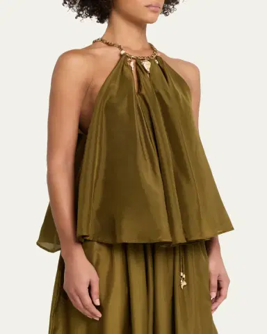 Zimmermann Mahon Silk Chain Blouse | Thumbnail 4 Zimmermann Mahon Silk Chain Blouse | Thumbnail 4