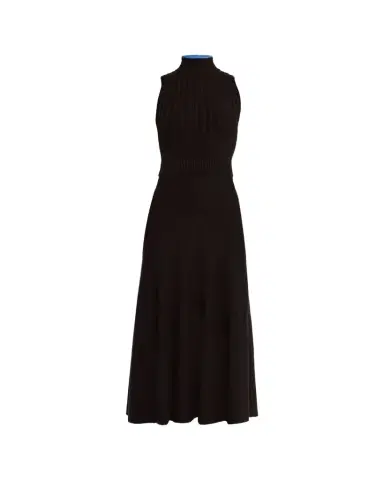 Proenza Schouler White Label Ezme Stripe Compact Knit Midi Dress | Thumbnail 1 Proenza Schouler White Label Ezme Stripe Compact Knit Midi Dress | Thumbnail 1