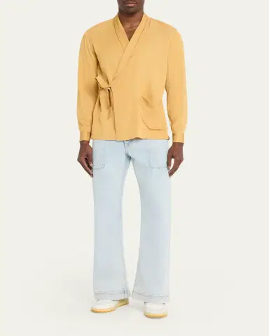 Sanderlak Men's Utility Relaxed Flare Jeans | Thumbnail 2 Sanderlak Men's Utility Relaxed Flare Jeans | Thumbnail 2