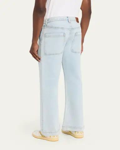 Sanderlak Men's Utility Relaxed Flare Jeans | Thumbnail 3 Sanderlak Men's Utility Relaxed Flare Jeans | Thumbnail 3