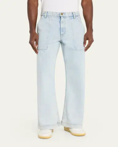 Sanderlak Men's Utility Relaxed Flare Jeans | Thumbnail 4 Sanderlak Men's Utility Relaxed Flare Jeans | Thumbnail 4