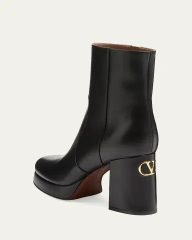 Valentino Garavani 90mm Fawcette Platform Leather Ankle Boots | Thumbnail 3 Valentino Garavani 90mm Fawcette Platform Leather Ankle Boots | Thumbnail 3