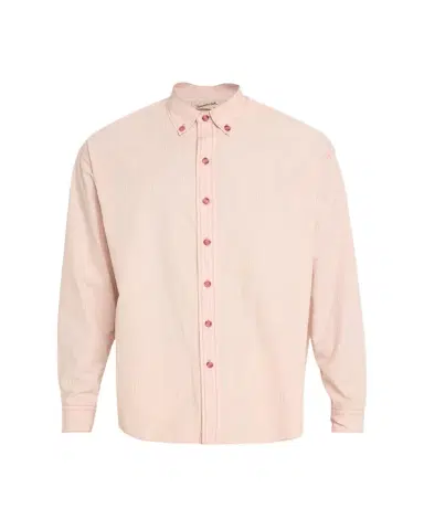 Sanderlak Men's Stripe Poplin Oversized Button-Down Shirt | Thumbnail 1