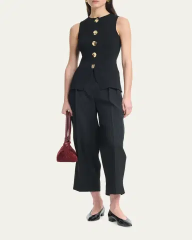 Altuzarra Happer Button-Front Top | Thumbnail 2 Altuzarra Happer Button-Front Top | Thumbnail 2